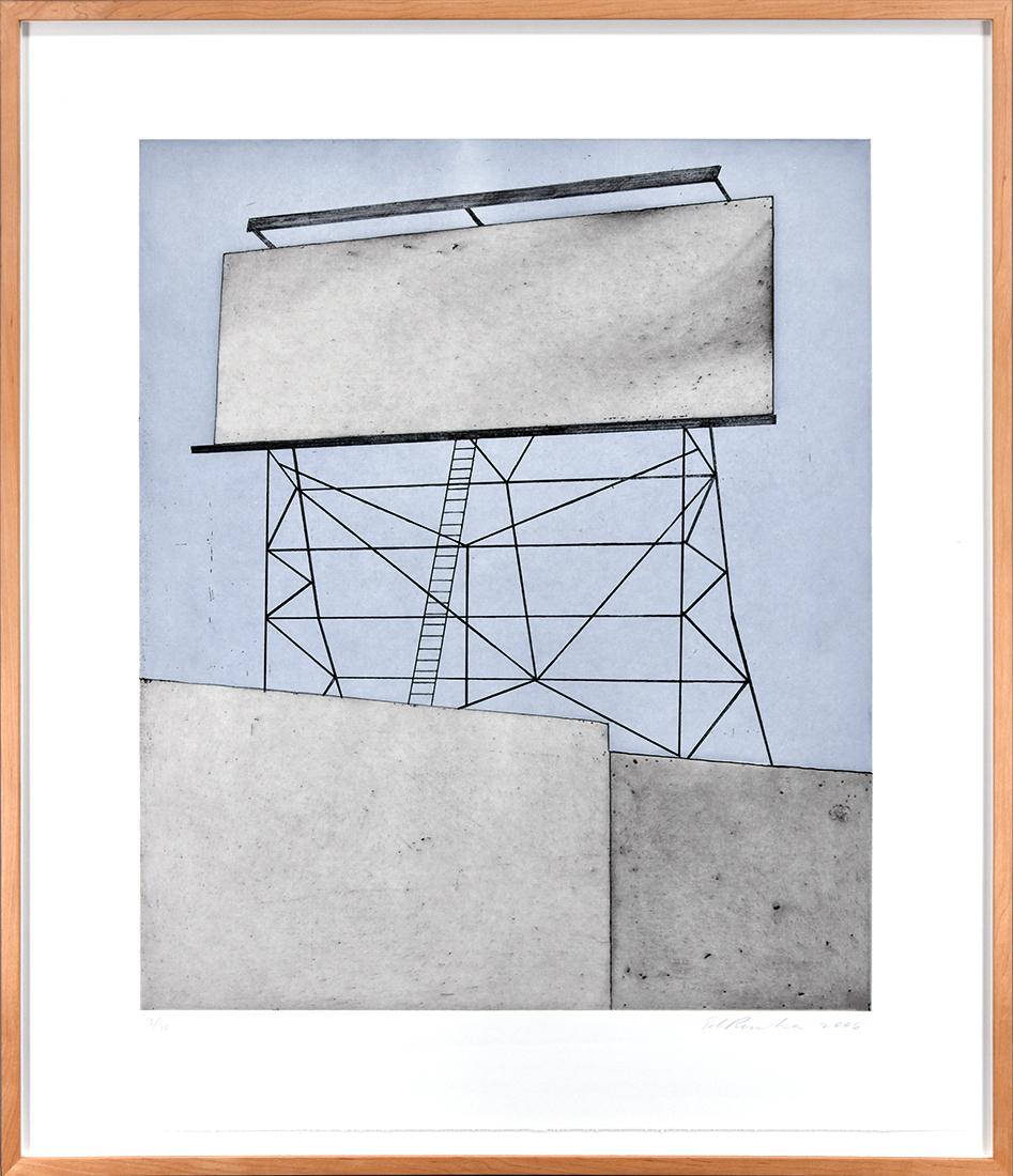 Il tuo spazio sull'edificio - Print di Ed Ruscha