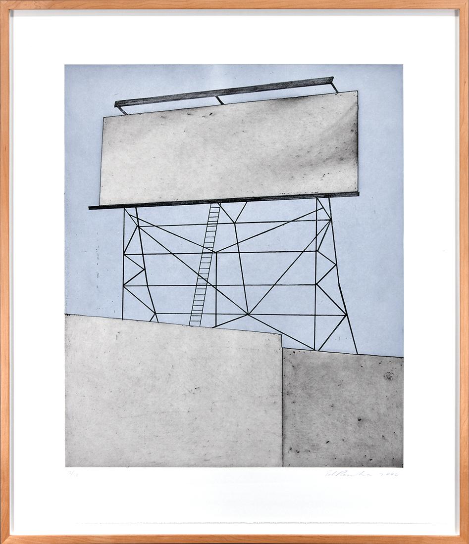 Votre espace sur la construction - Print de Ed Ruscha