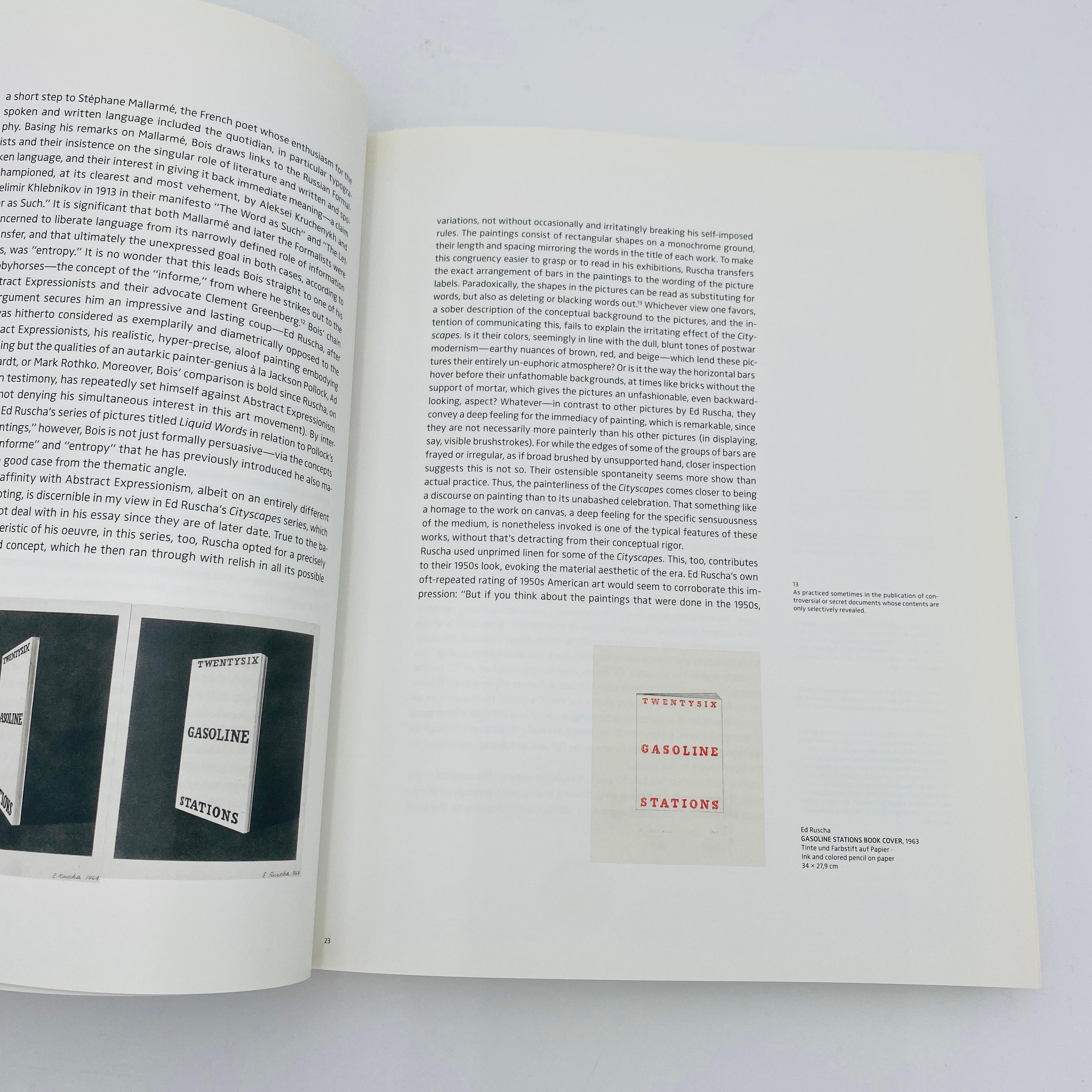 Ed Ruscha : Reading Ed Ruscha Livre 2013 première édition à couverture rigide signée en vente 2