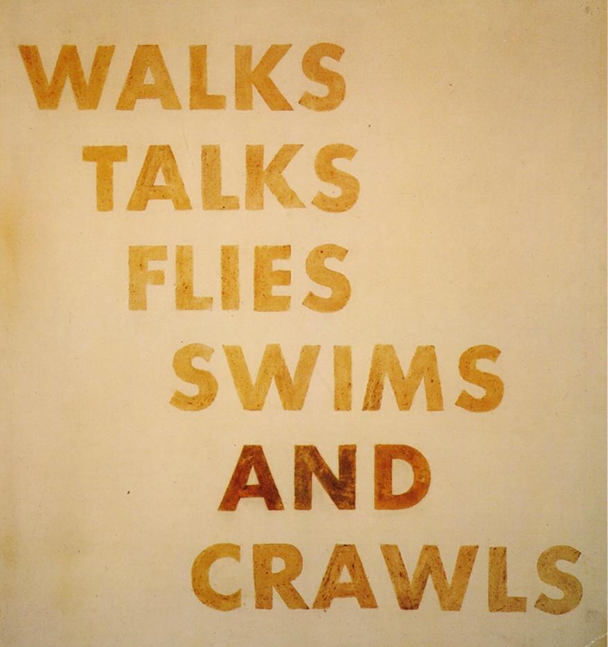Ed Ruscha Robert Miller Gallery, 1992 'Announcement' In Good Condition In Brooklyn, NY