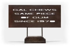 Gal Chews Same Piece Of Gum By Ed Ruscha