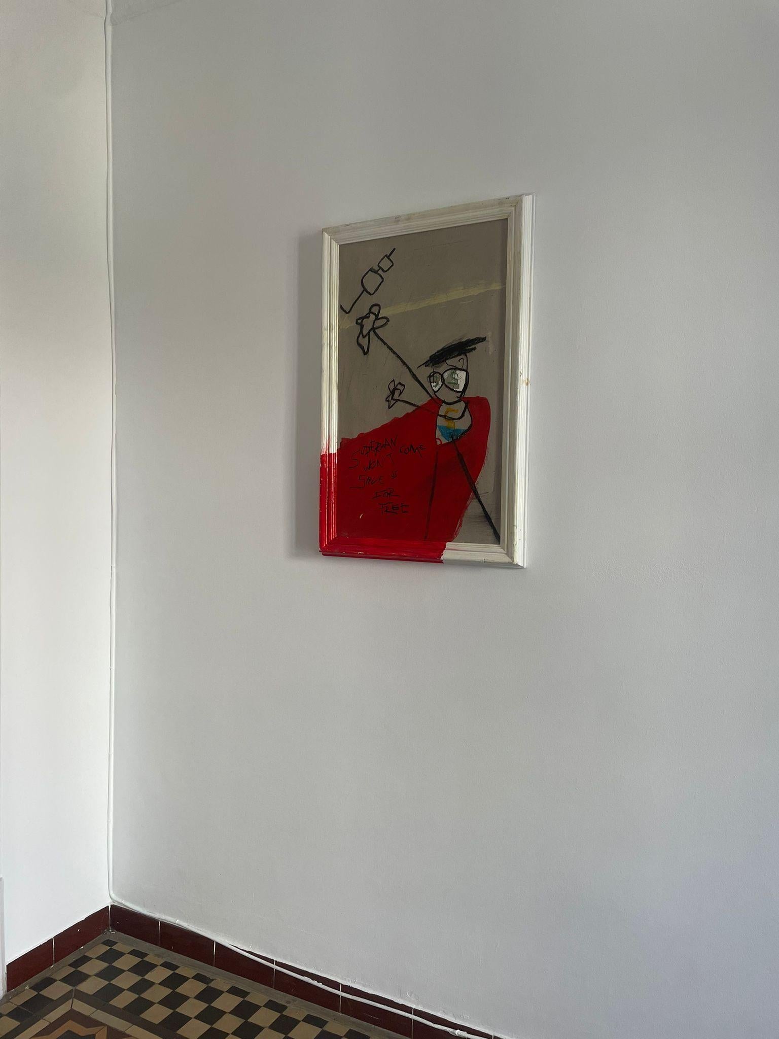 ABSTRACT Pittura Artista contemporaneo Superman Ed Warner 2023 4