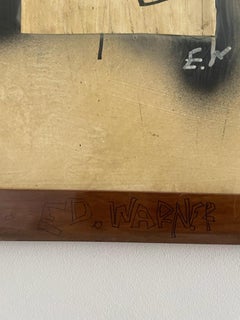 ABSTRACT Painting Devil Monster Figurative Contemporary Artist Ed Warner