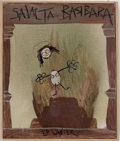 RESUMEN Pintura Santa Bárbara Artista Contemporáneo Ed Warner 2024