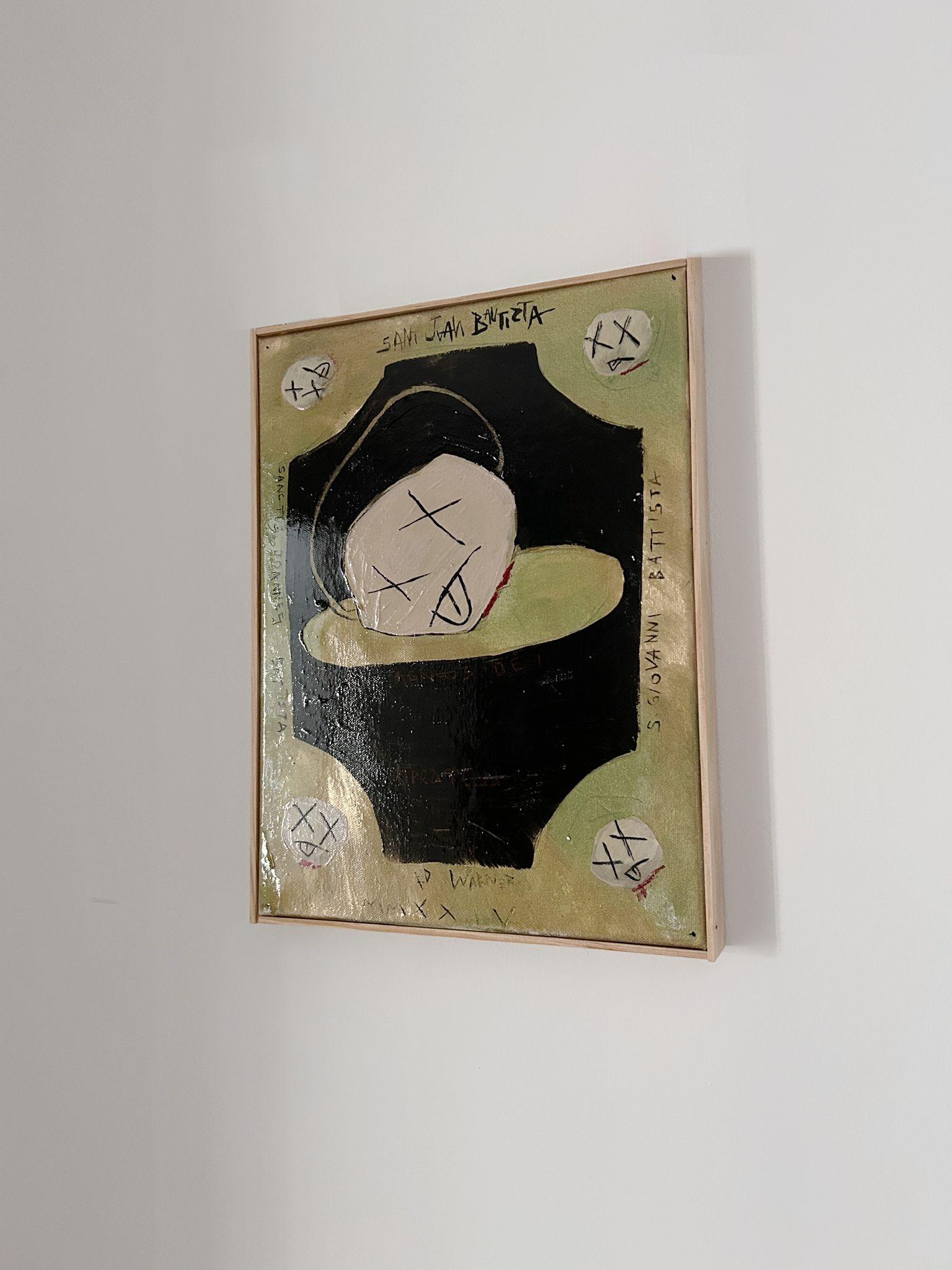 ABSTRACT Cristo Saint John Baptist Pittura Artista contemporaneo Ed Warner in vendita 4