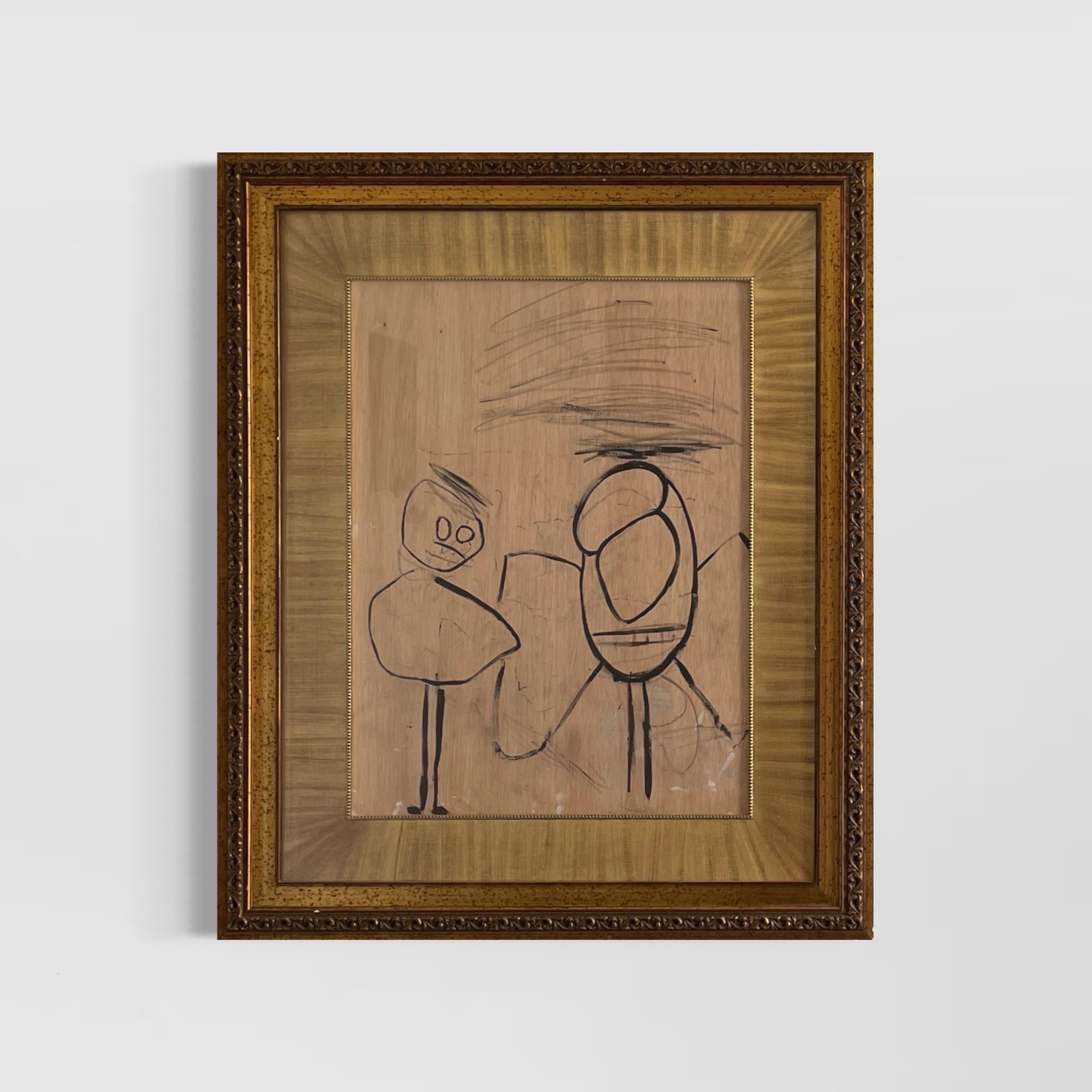 Ed Warner Abstract Painting - The Annunciation to Virgin Mary