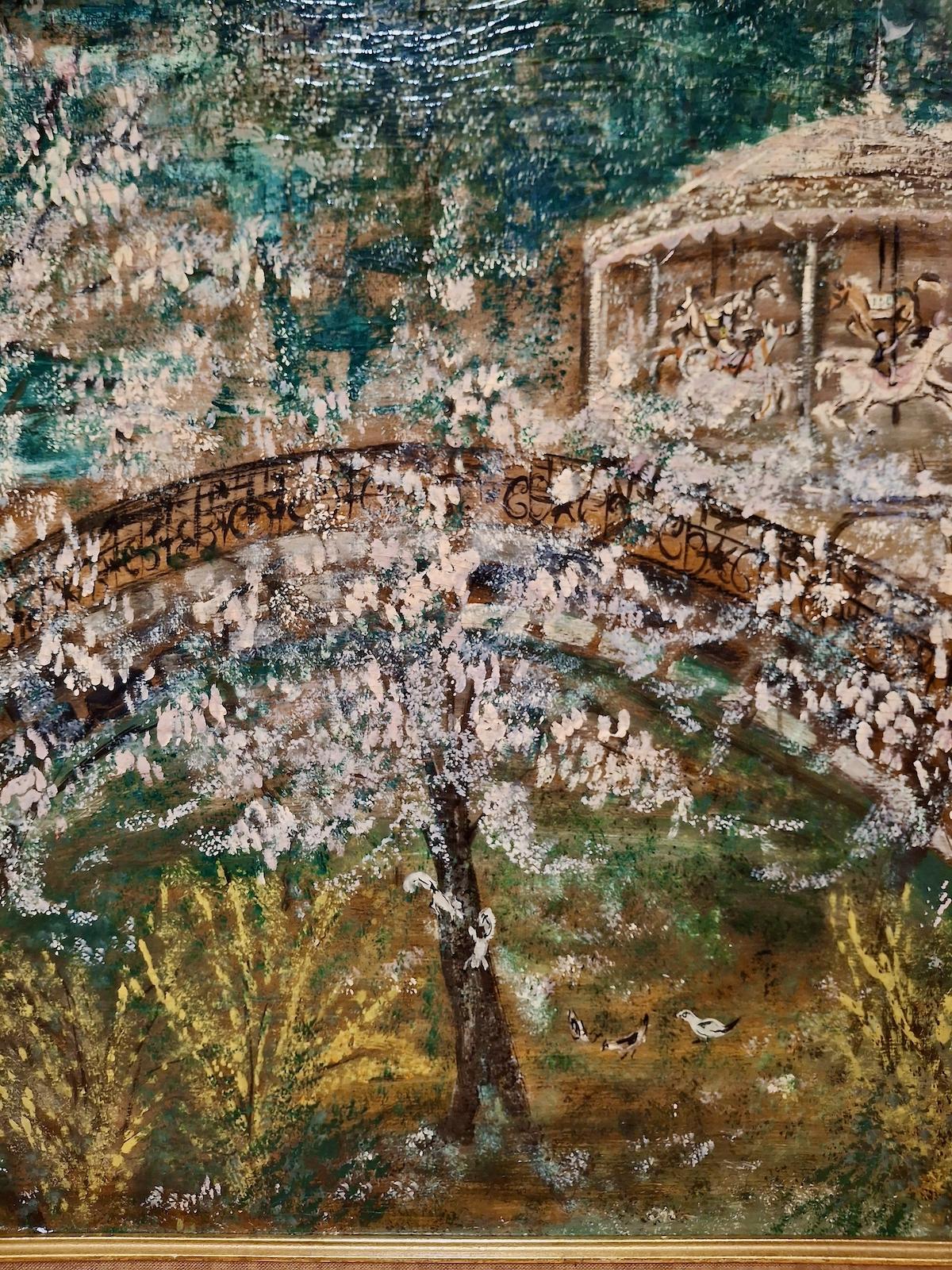 Signée par le peintre comme Ed Warren, cette peinture est l'expression artistique du célèbre enquêteur et auteur américain du paranormal, Edward 
