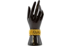 Ed Wiener Organic Modernism 14K Solid Yellow Gold Bracelet