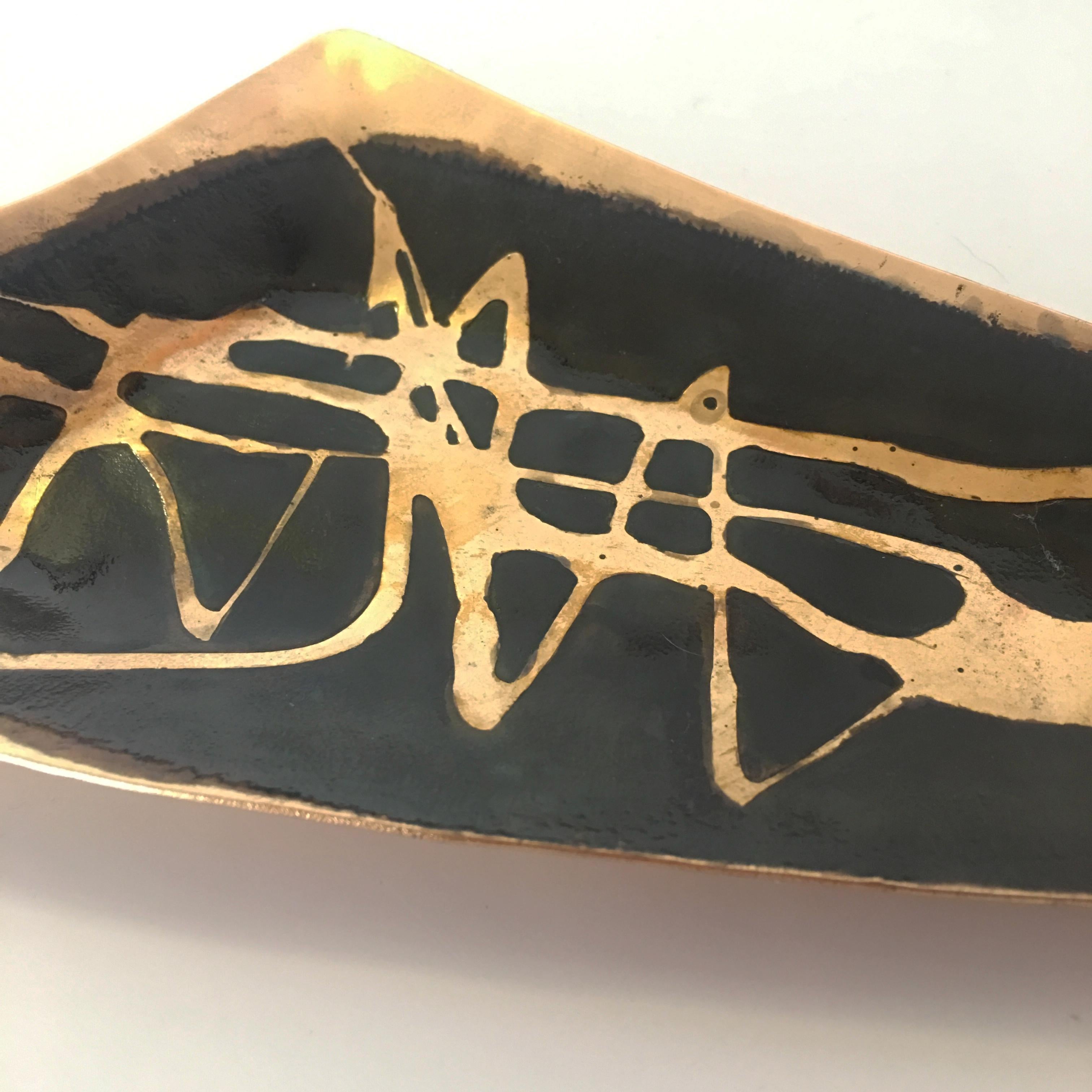 American Ed Wiener Copper Tray, 1950