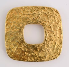 Ed Wiener Pendentif ou broche en or