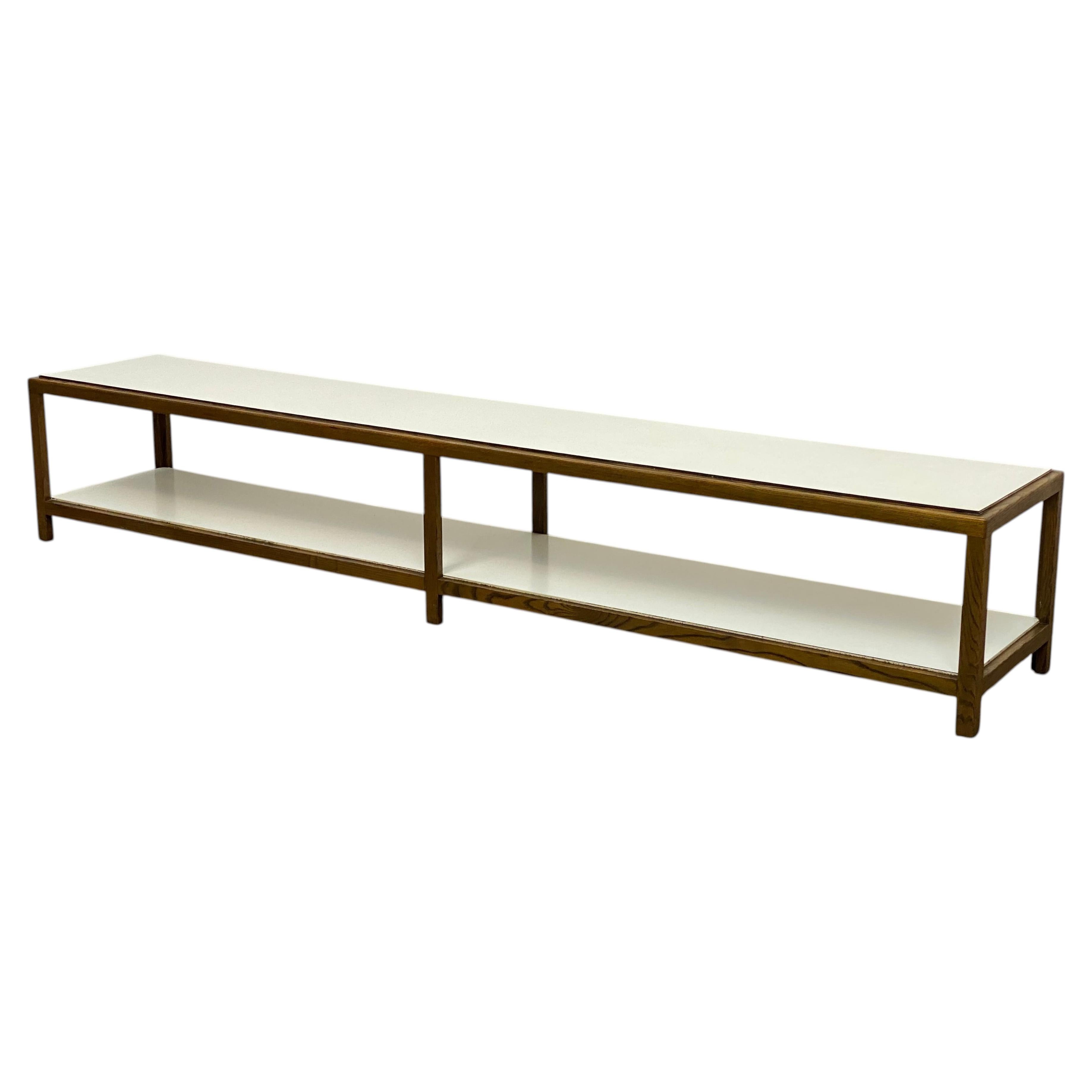 Ed Wormley for Dunbar Ash and Laminate Console Table