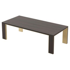 Contemporary Portuguese dining table in wood veneer