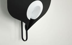 Edalight, Lighting Sconce in Paper and black Metal, M, YMER&MALTA, France
