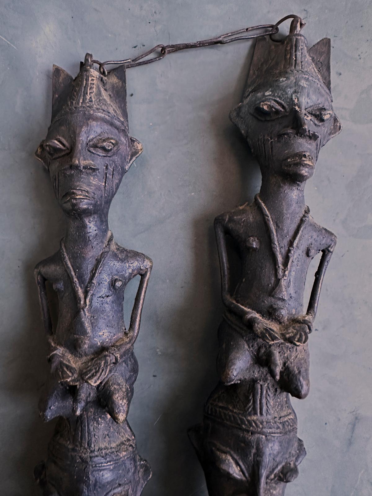 Edan Staffs for Ogboni Society, Yoruba People People, Nigeria, 20th century For Sale 2