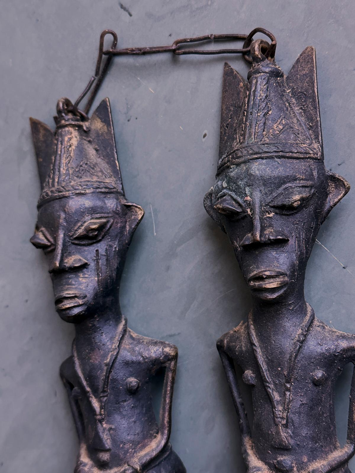 Edan Staffs for Ogboni Society, Yoruba People People, Nigeria, 20th century For Sale 5