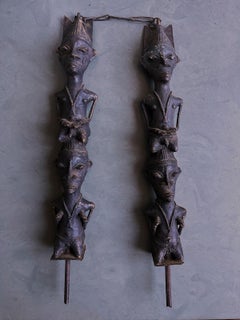Edan Staffs for Ogboni Society, Yoruba People People, Nigeria, 20th century
