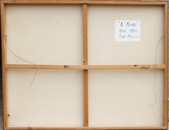 A Kiss, Pop Art, Ölgemälde von Edd Meyers