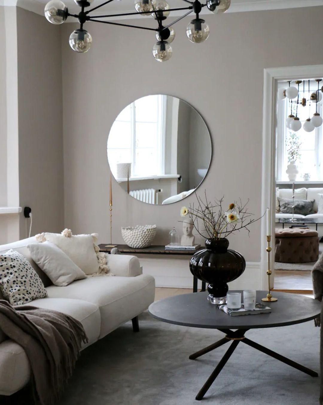 Edda Dark Concrete Top and Dark Oak Legs Coffee Table by Eberhart Furniture en vente 2