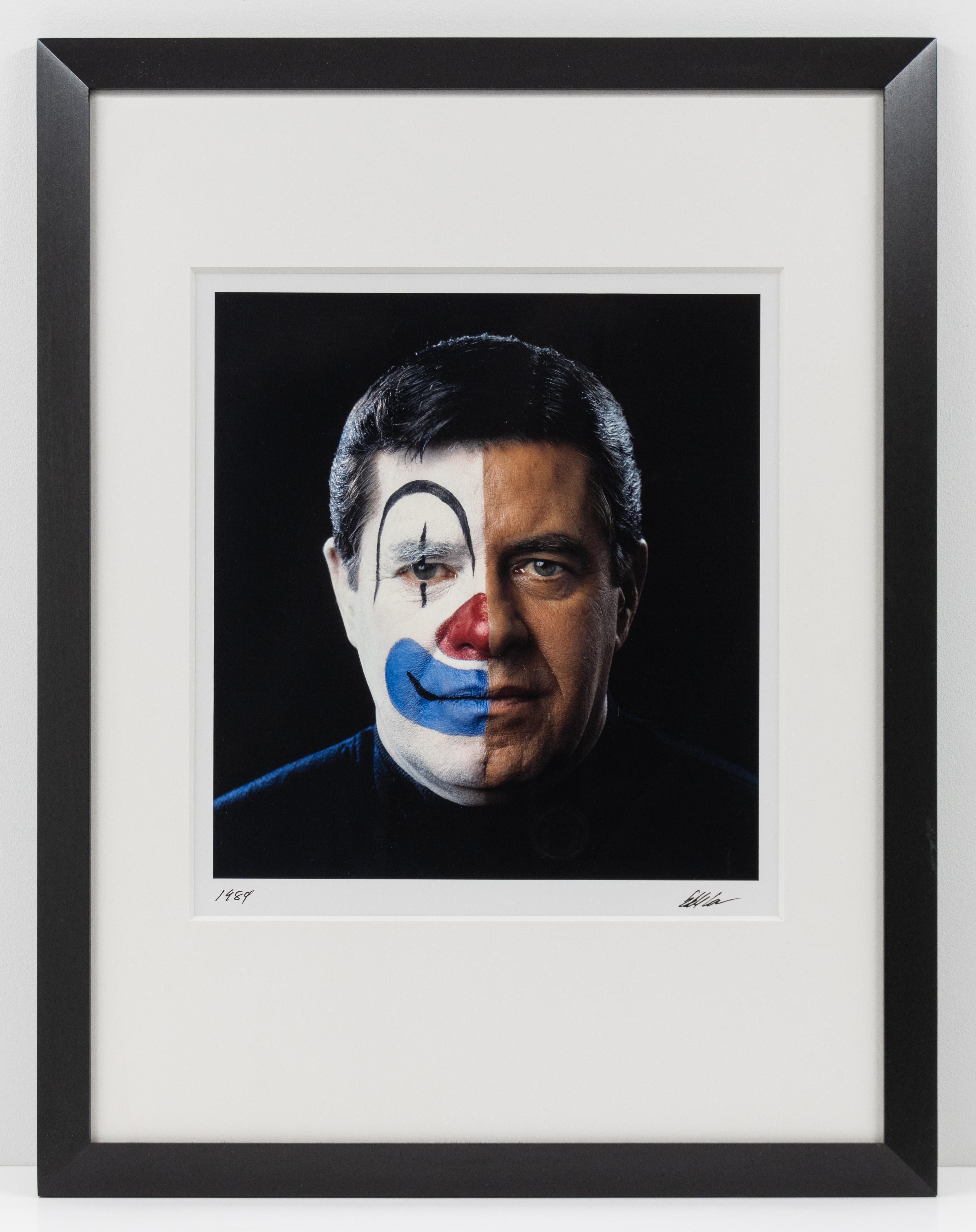 Jerry Lewis Clown Face Cover of “Parade Magazine” - Contemporary Photograph by Eddie Adams