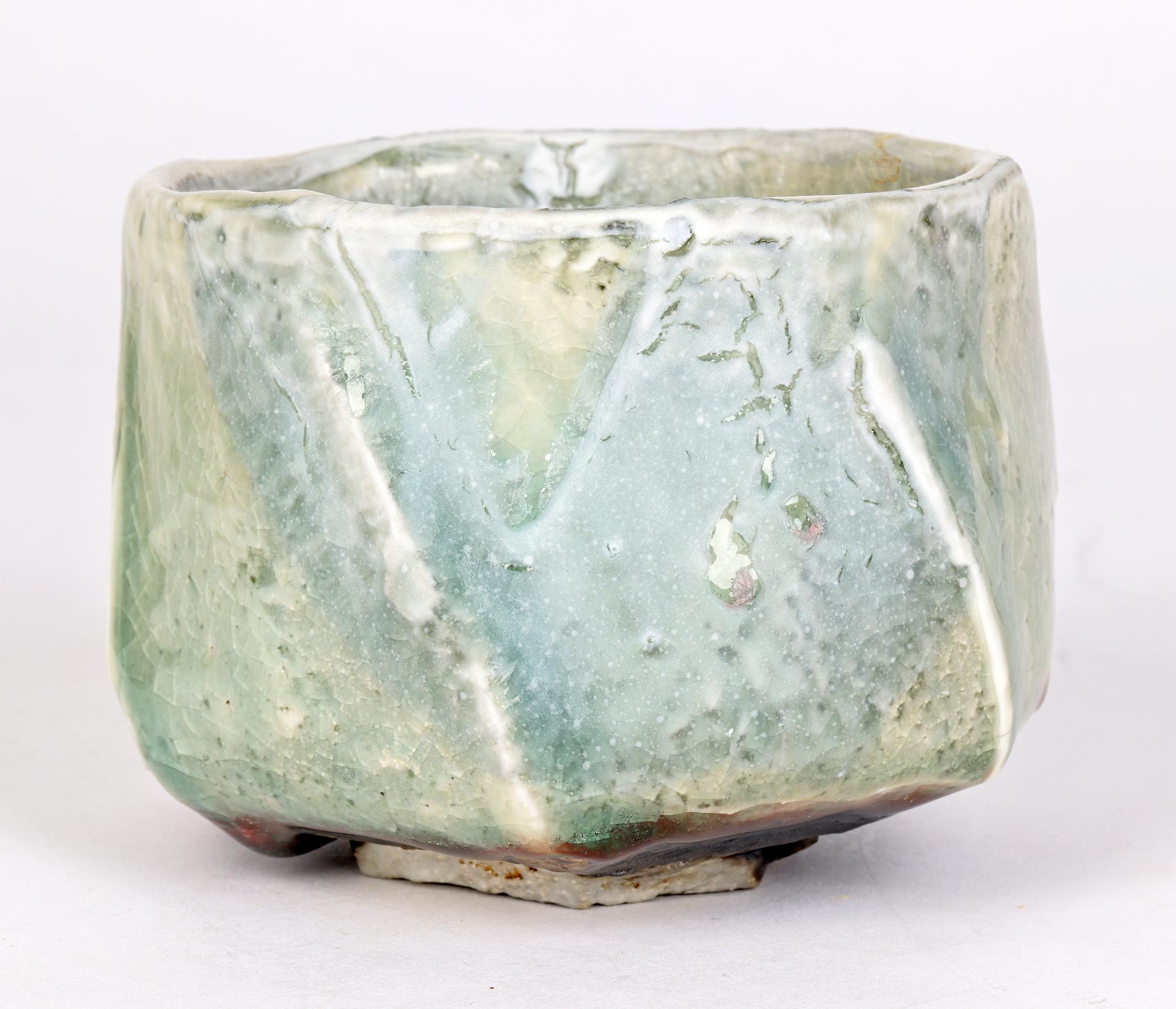Eddie Curtis Celadon Glazed Large Studio Pottery Bowl For Sale 1