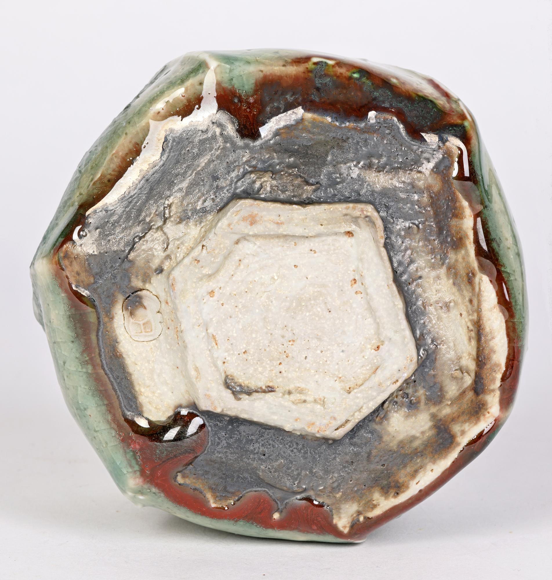 Eddie Curtis Celadon Glazed Large Studio Pottery Bowl For Sale 3