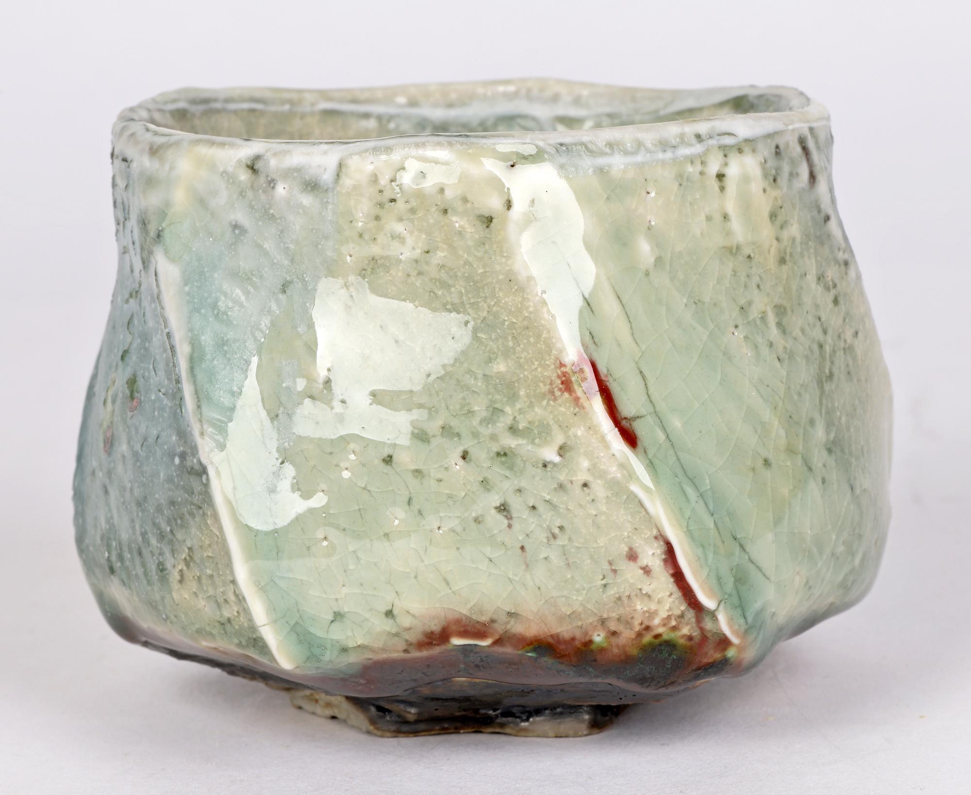 Eddie Curtis Celadon Glazed Large Studio Pottery Bowl For Sale 7