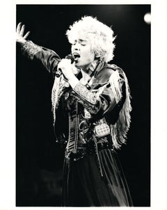 Madonna Singing Vintage Original Photograph