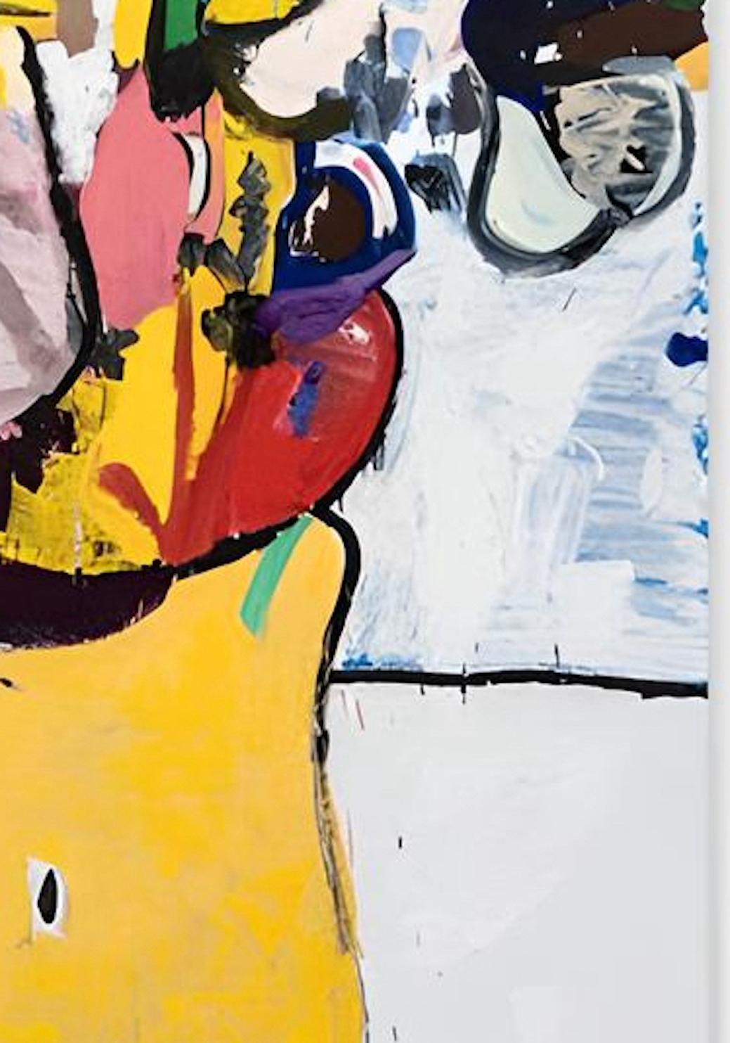 Scaffold - Contemporary Print by Eddie Martinez