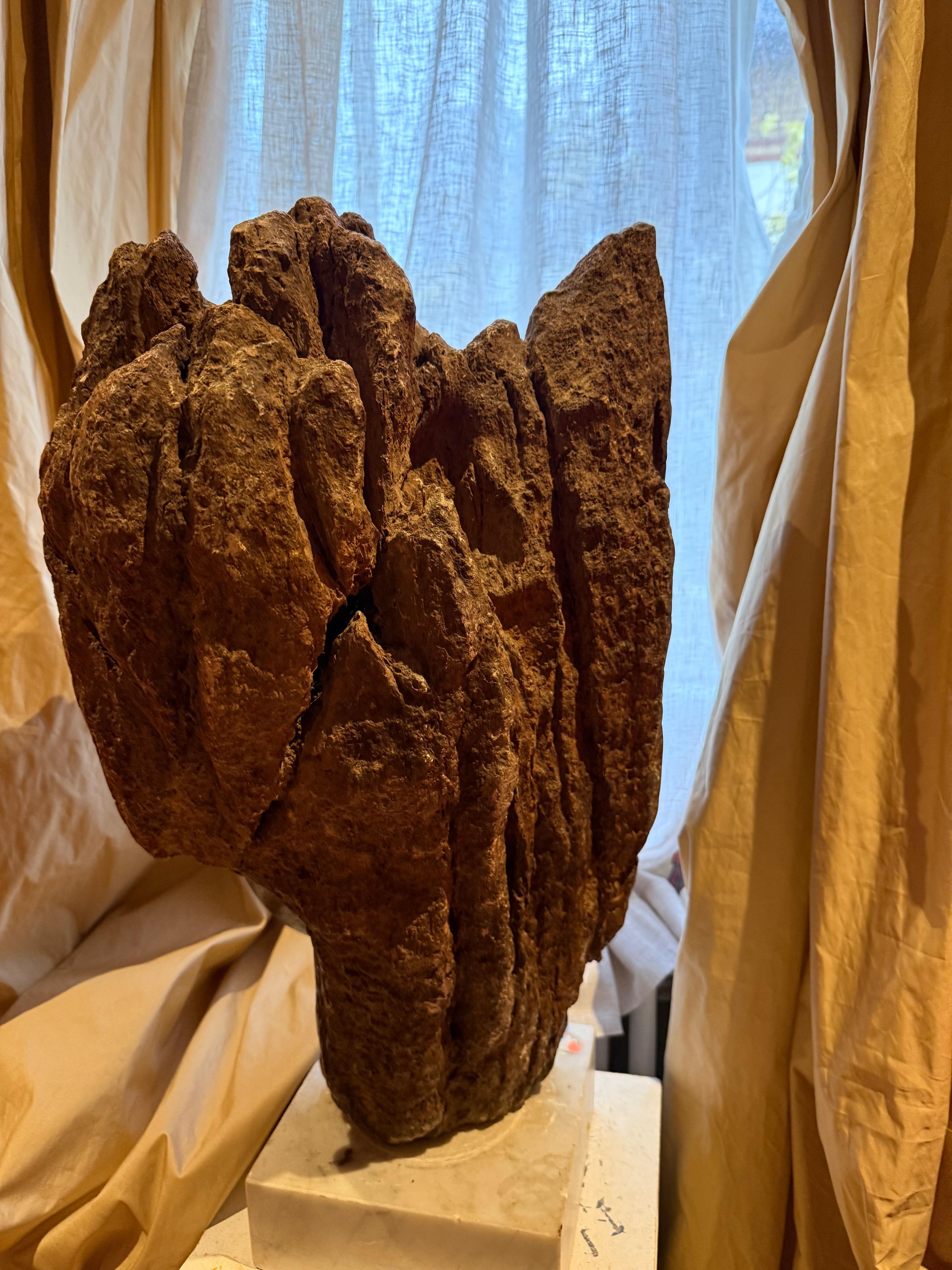 Stone Eddie Masaya (Zimbabwean, b. 1960), Shona sculpture of Twin Faces For Sale