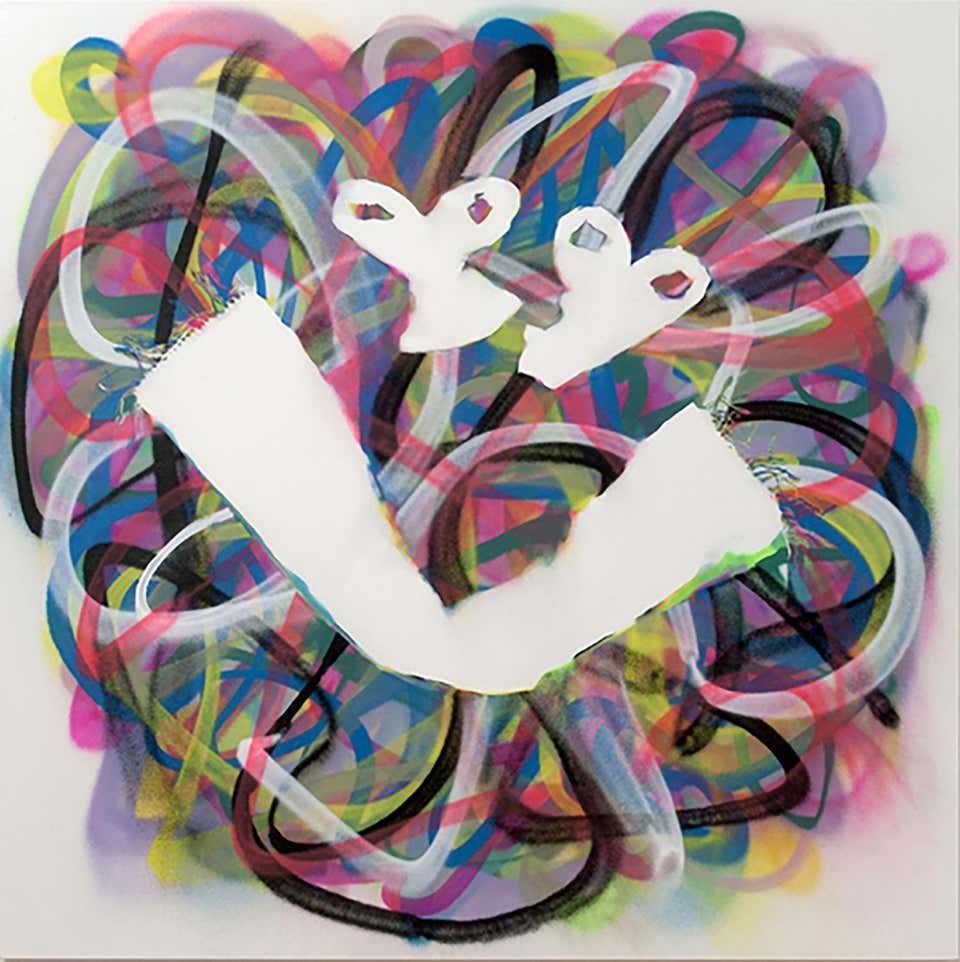 Tomboy 3 - Colorful Abstract Painting, 2012