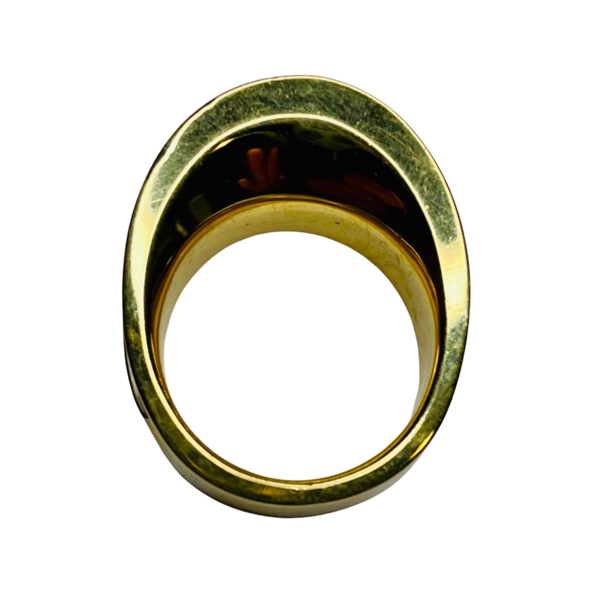 Contemporary Eddie Sakamoto 18K Yellow and White Gold Diamond Ring