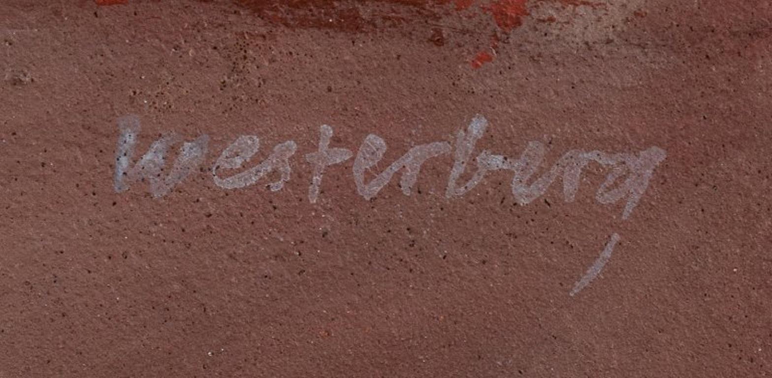 Eddie Westerberg, schwedischer Künstler, Öl auf Leinwand, Abstrakte Komposition (Schwedisch) im Angebot