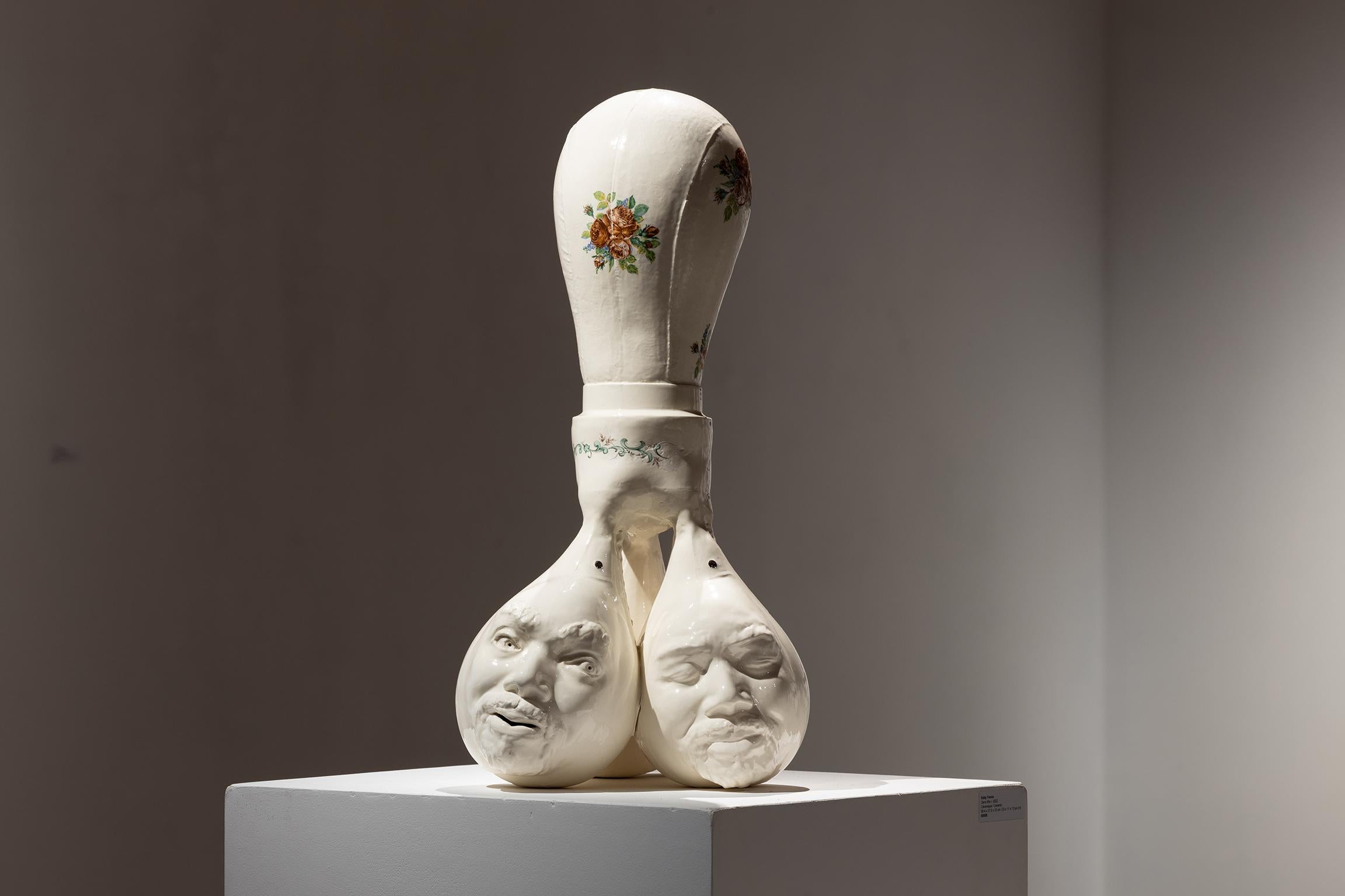 Eddy Firmin Figurative Sculpture - Untitled I