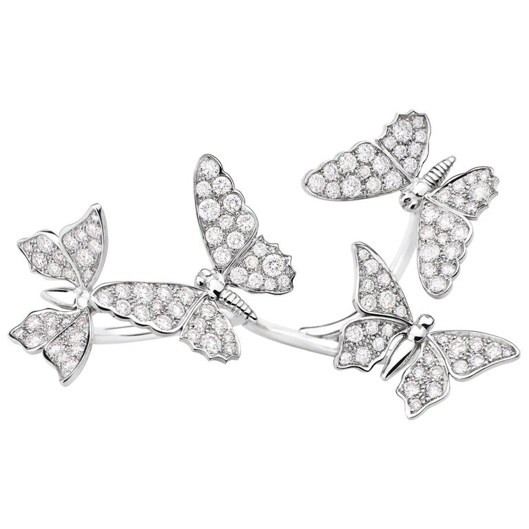 Four Butterfly Ring