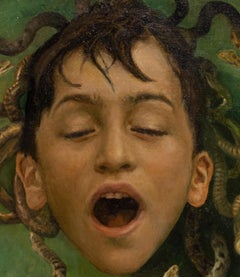 Chrysaor, Oil/Linen, Figurative Painting , Cuban-American Artist, Mythology