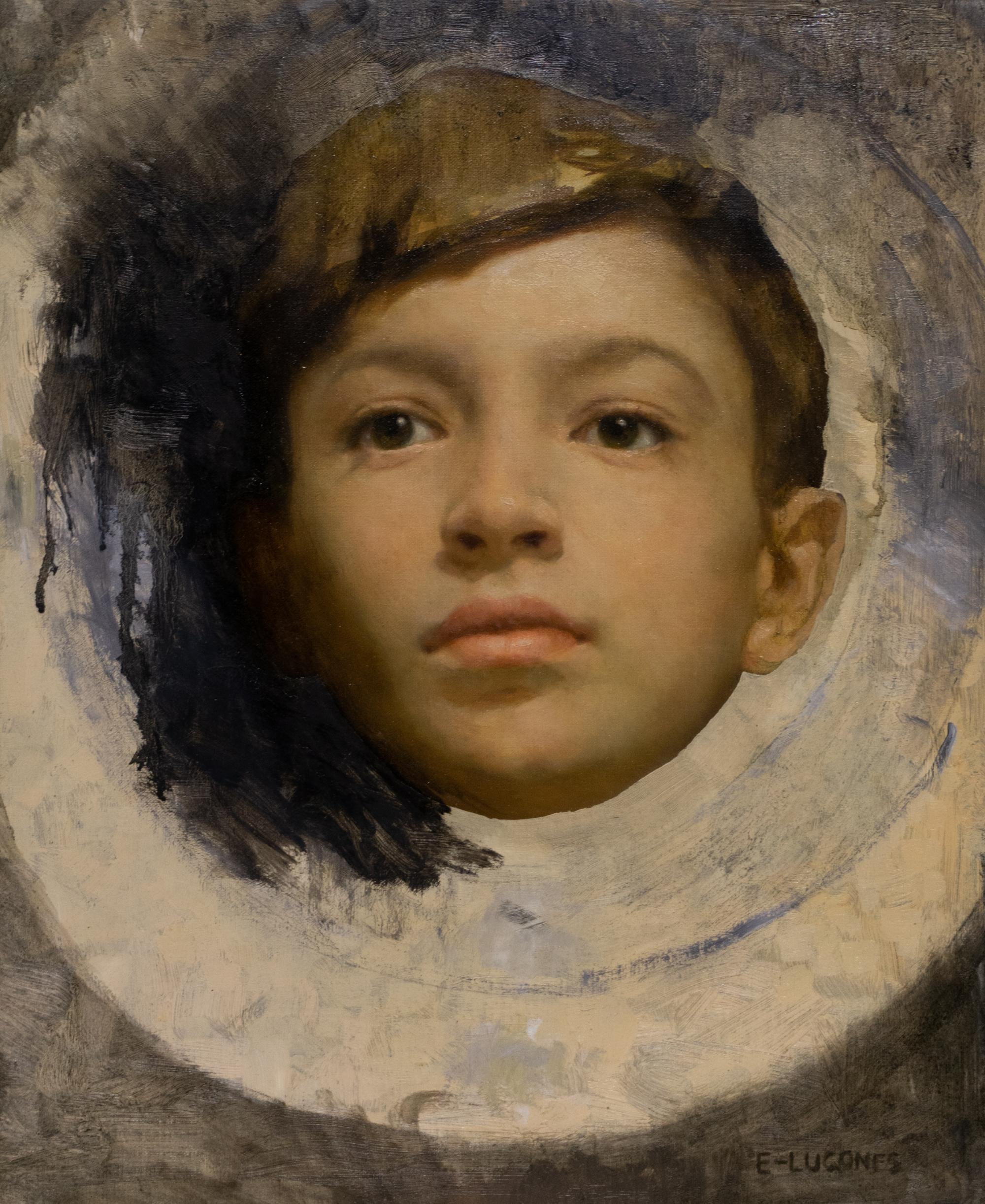 Alejandro, Óleo/Lino, Pintura Figurativa , Artista cubano-americano, Mitología - Painting de Edel Lugones