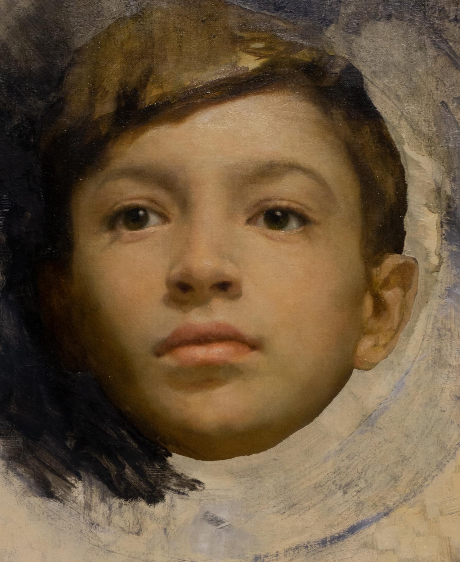 Alejandro, Óleo/Lino, Pintura Figurativa , Artista cubano-americano, Mitología - Painting impresionista estadounidense de Edel Lugones