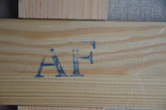 Ophelia - Painting Blue Grey Brown Orange Yellow White Black Sand