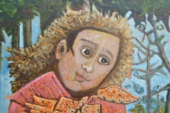 The Tattoo - Painting Blue Green Grey Brown Orange Yellow White Black Pink