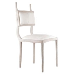 Eden Chair in Cream Shagreen and Upholstered in Calf-Hair by R&Y Augousti