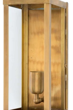 Eden Cube half lantern wall light