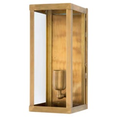 Eden Cube half lantern wall light