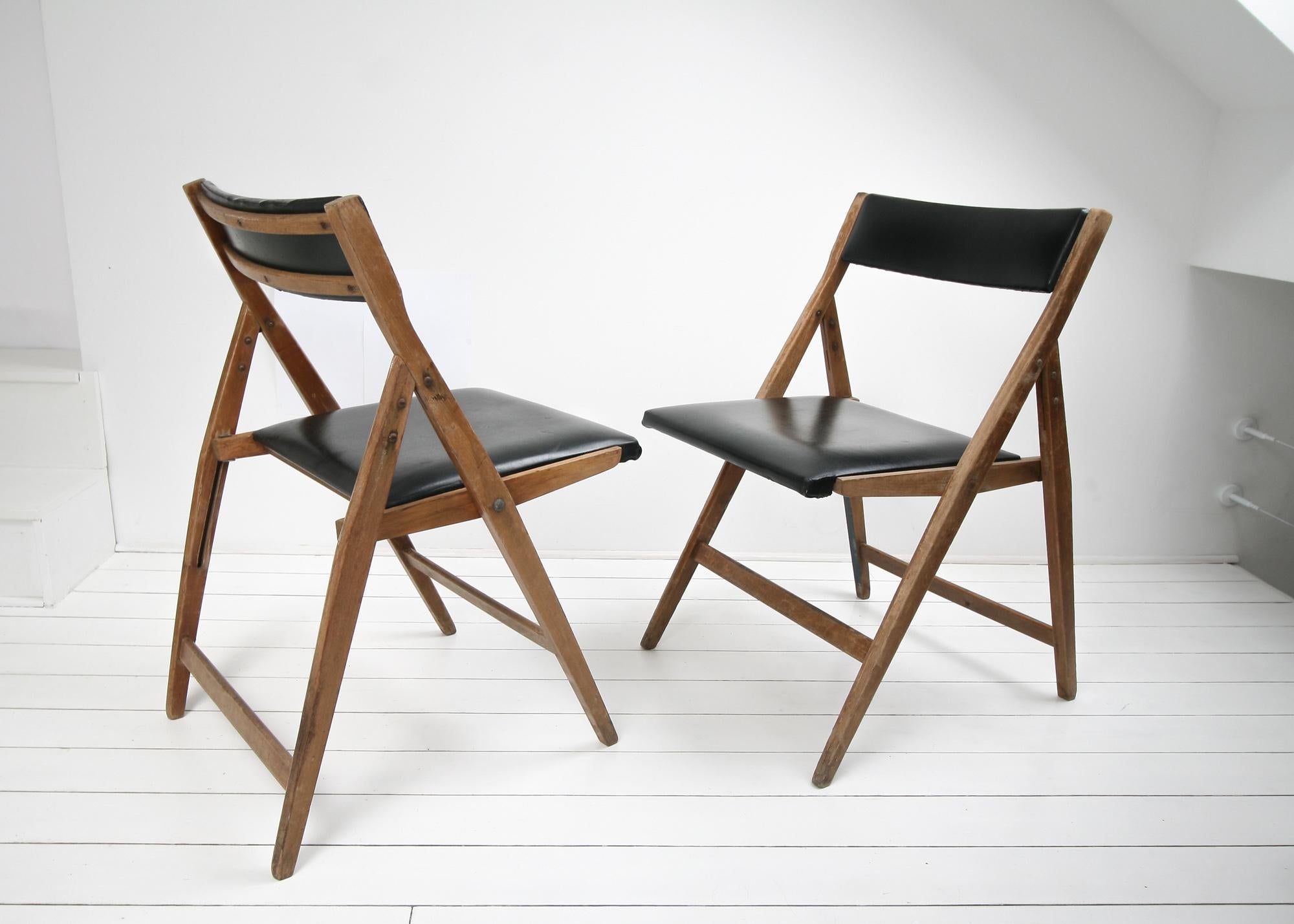 Eden Dining Chairs by Gio Ponti, 1950s, Set of 2 In Good Condition In Ljubljana, SI