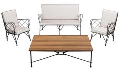 Eden iron outdoor table