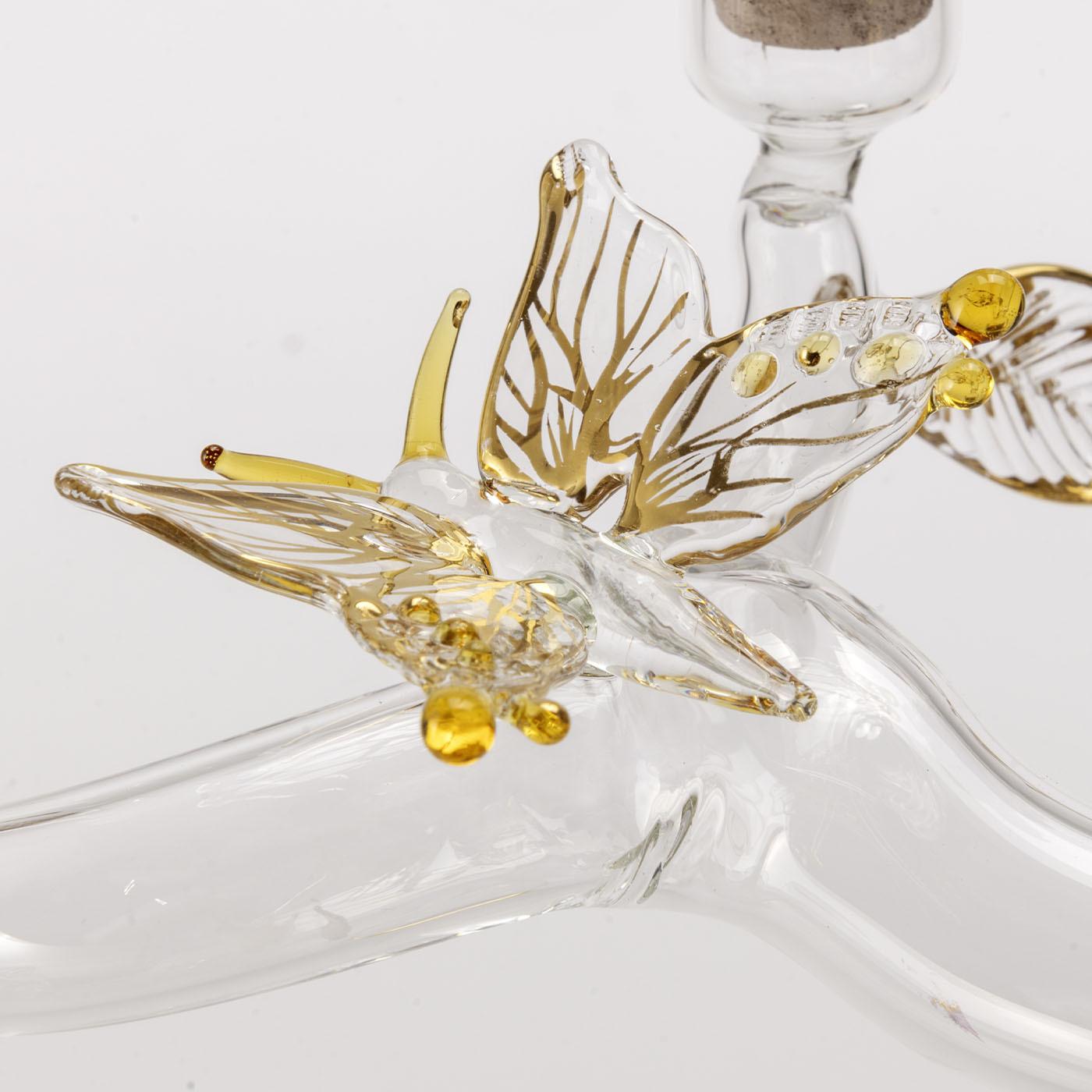 Candelabro grande de cristal dorado Eden by Casarialto en Nuevo estado para la venta en Milan, IT
