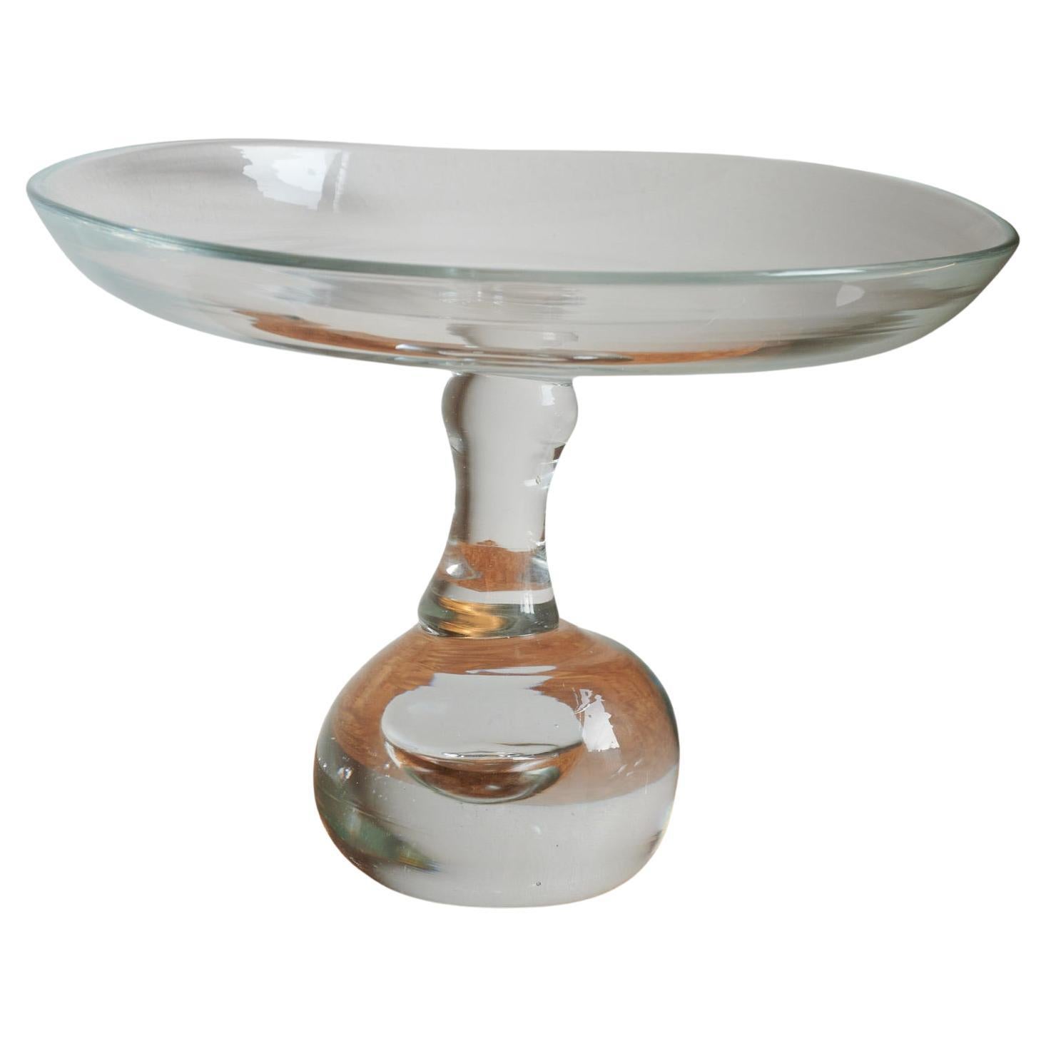 Eden Mouthblown Glass Platter by Caia Leifsdotter