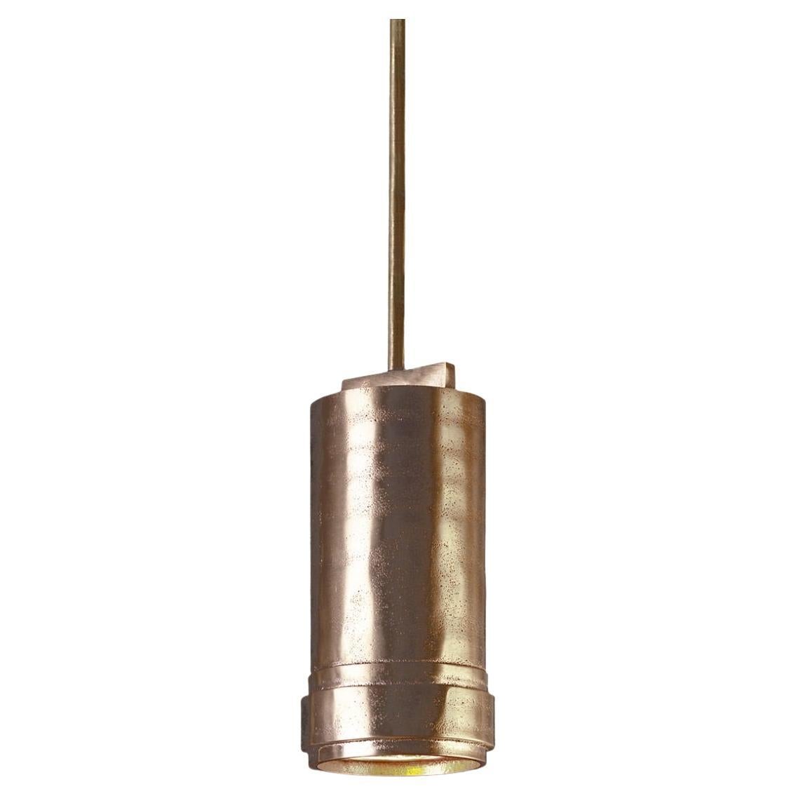 Eden Pendant Light by Stéphanie Balini, Patinated Bronze, Minimalist