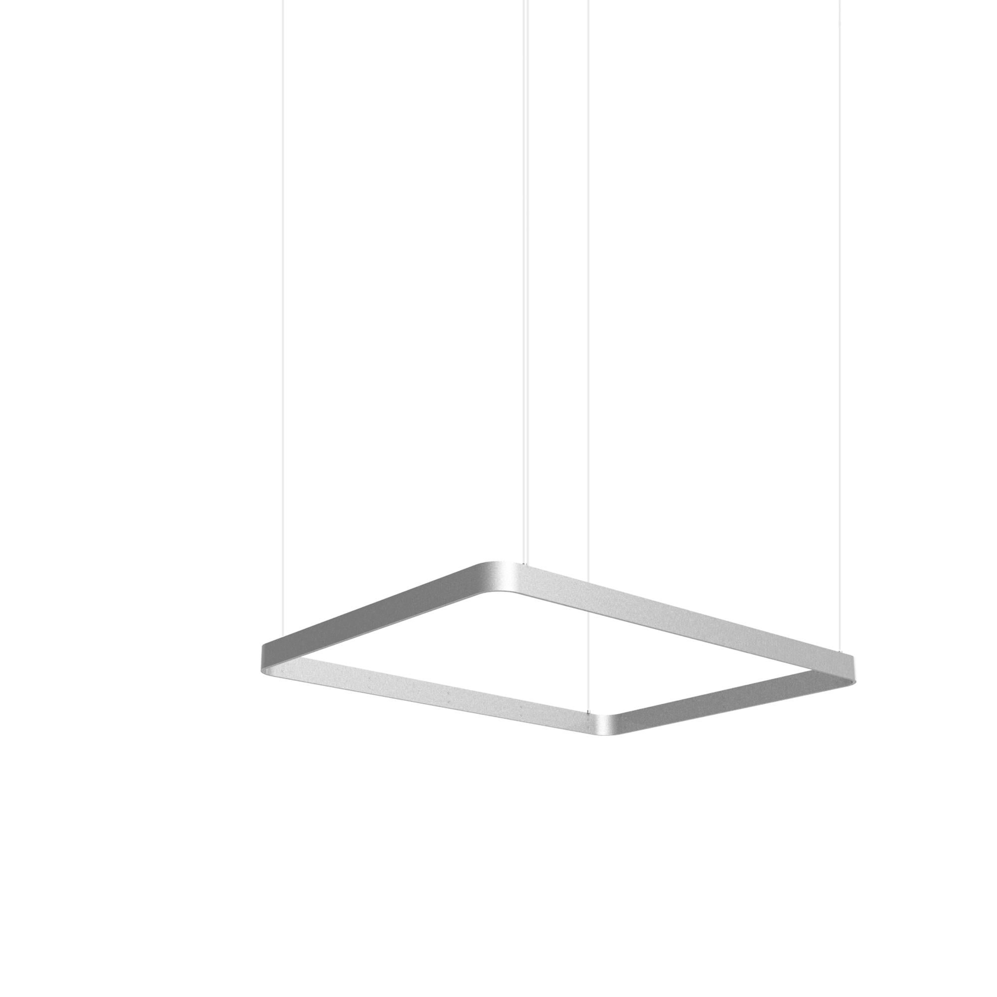 Alluminio Lampada a sospensione Eden Rectangle 100 Gold Aluminum di JSPR in vendita