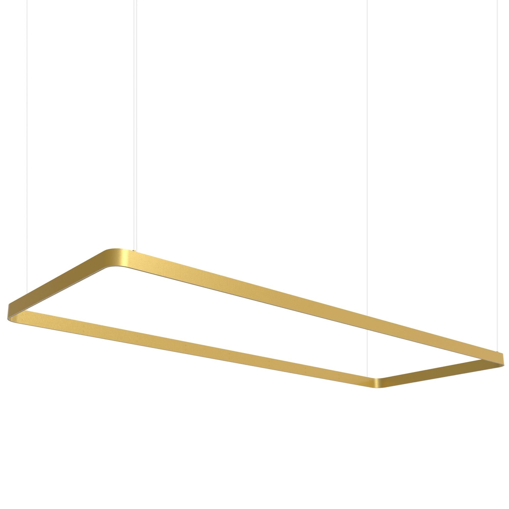 Lampada a sospensione in alluminio Eden Rectangle 200 Silver di JSPR in vendita 4