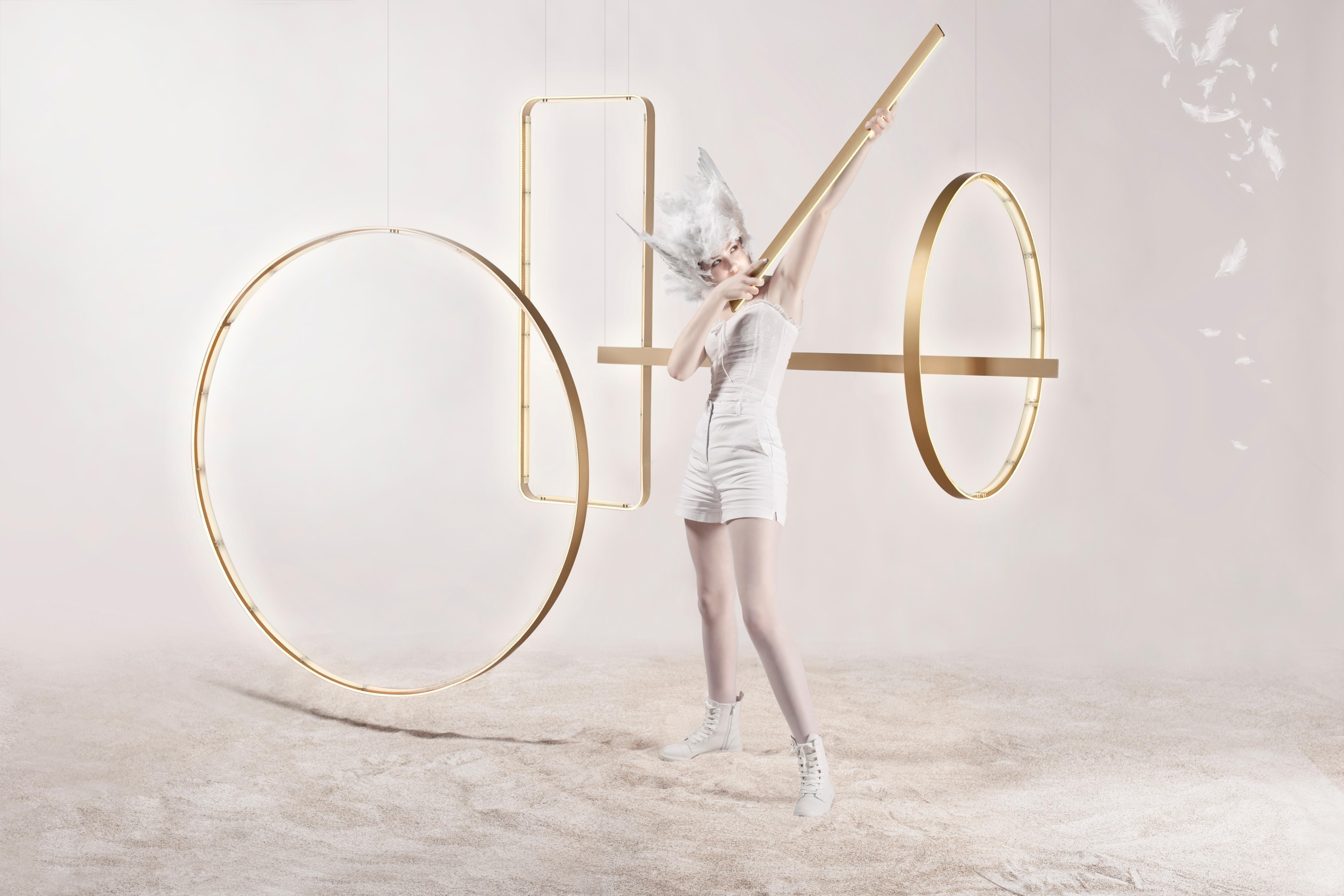 Lampada a sospensione in alluminio Eden Rectangle 200 Silver di JSPR In condizioni Nuovo in vendita a Geneve, CH
